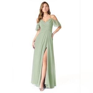 Azazie Dusty Sage Dakota Dress